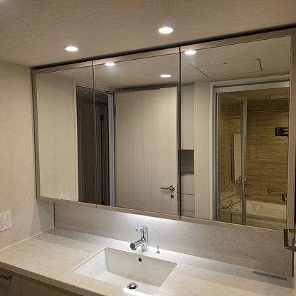 【GMU03】ミラーキャビネット付き 洗面化粧台 W1740