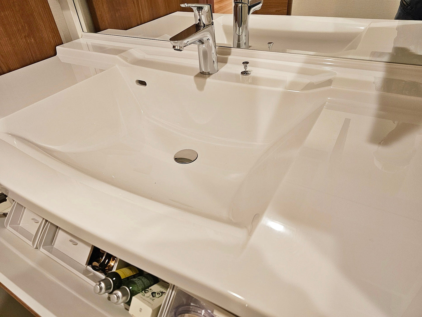 【12-2HIMI_20】 タカラスタンダード 洗面化粧台 カウンター一体型ボウル