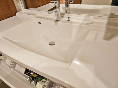 【12-2HIMI_20】 タカラスタンダード 洗面化粧台 カウンター一体型ボウル