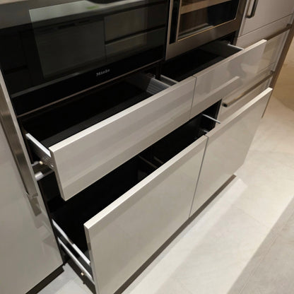 【STF03】タカラスタンダード ペニンシュラ型 高級 システムキッチン＋カップボードセット 左シンク キッチン間口2720 カップボード間口2780