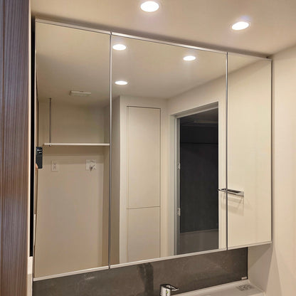 【CKN23】タカラスタンダード 洗面化粧台 ミラーキャビネット カウンター一体型ボウル W1200