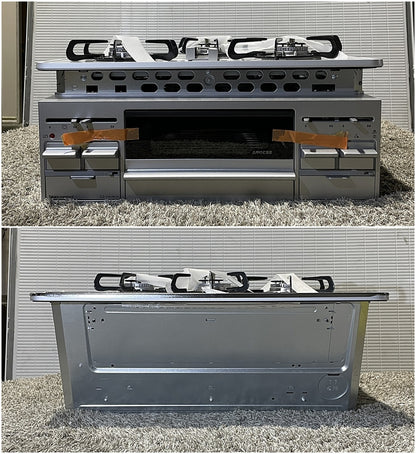 【TS4_17】 未使用品/タカラ ガスコンロ/ハイパーガラスコート トップ 3口 片面焼きグリル