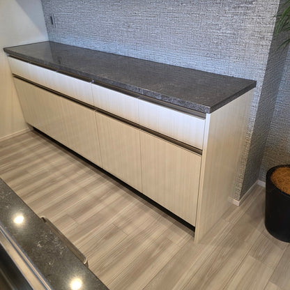 【PRO01_1】タカラスタンダード ペニンシュラ型 システムキッチン＋カップボードセット 左シンク 間口2740