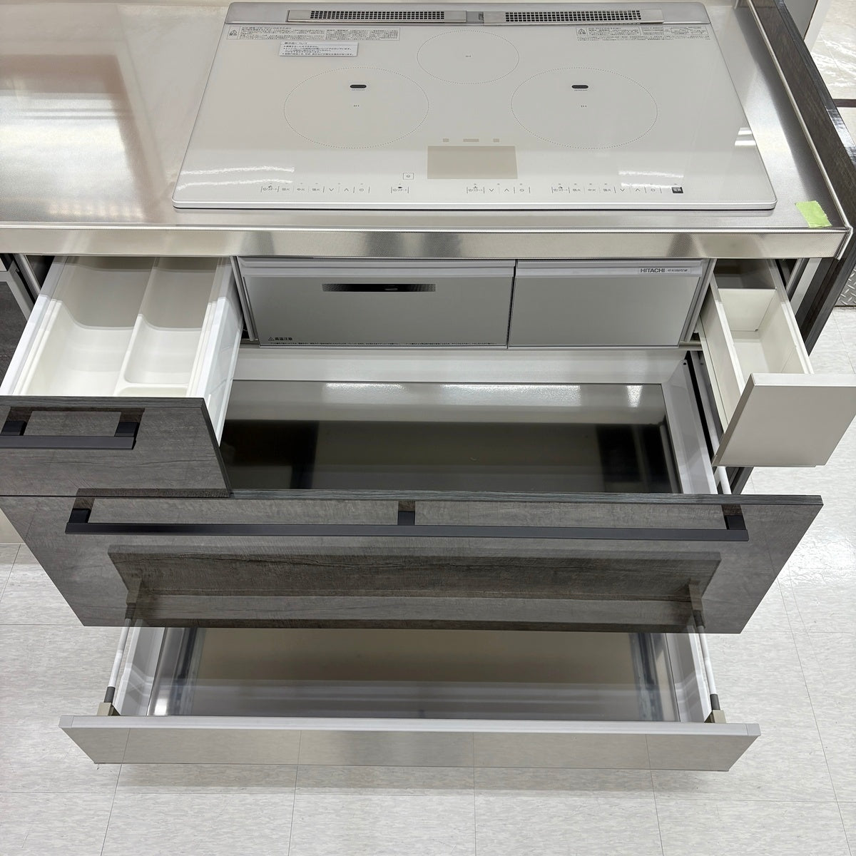 【Y18-2】クリナップ I型 システムキッチン 左シンク 間口2580