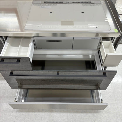 【Y18-2】クリナップ I型 システムキッチン 左シンク 間口2580