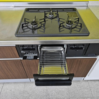 【Y2-1】ハウステック I型 システムキッチン 左シンク 天板ステンレス W2550