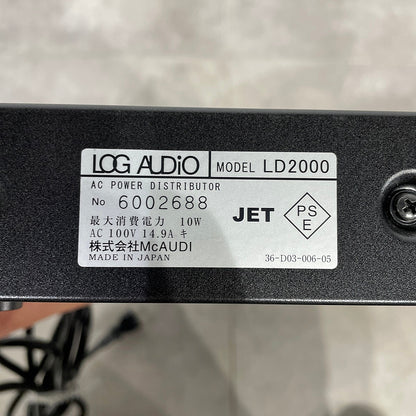 〇LOG AUDIO ACパワーディストリビューターLD2000【RB0629-4】