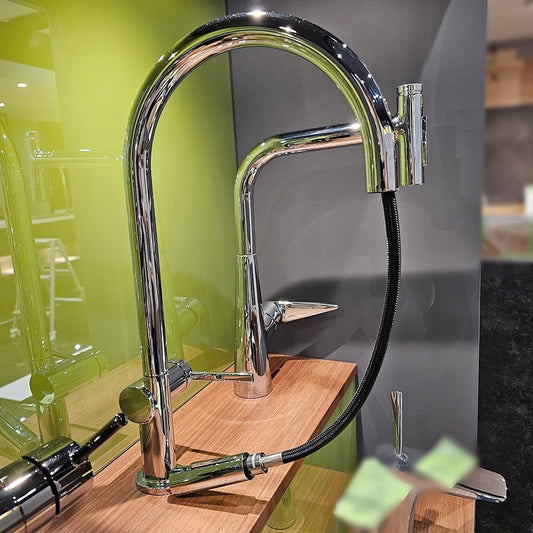 【TCC19】Hansgrohe ハンズクローエ シングルレバーキッチン混合水栓 タリスM54 引出式 210（シャワー切替） 72800004