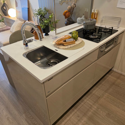 【DBU1】タカラスタンダード ペニンシュラ型 システムキッチン 左シンク 間口1650