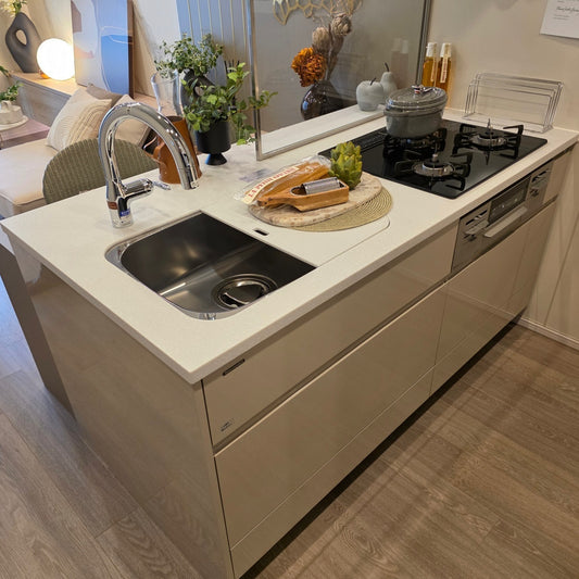 【DBU1】タカラスタンダード ペニンシュラ型 システムキッチン 左シンク 間口1650