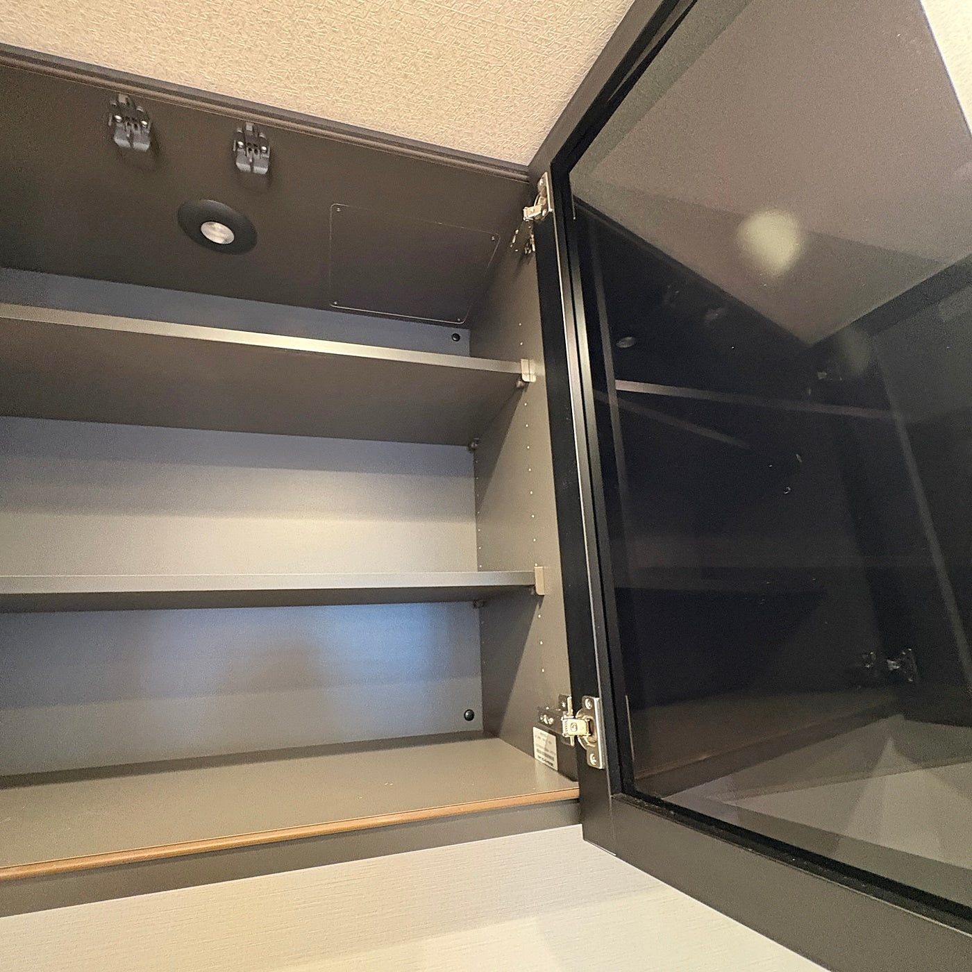 【KNK02】カップボード 食器棚 キッチン収納 キッチンボード W1710 モデルルーム展示設置品
