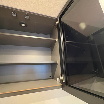 【KNK02】カップボード 食器棚 キッチン収納 キッチンボード W1710 モデルルーム展示設置品