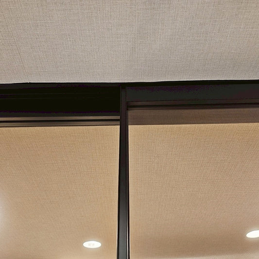 【YLS14】ガラススライドドア 吊り戸 2枚 上吊