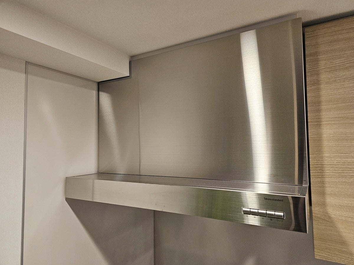 【12-5RRNA】タカラスタンダード ペニンシュラ型(欠込み有) システムキッチン＋カップボードセット 右シンク キッチン間口2585