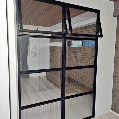 【NBA16】Panasonic しきり窓 突き出し窓2列 間仕切り ガラス壁 パーテーション